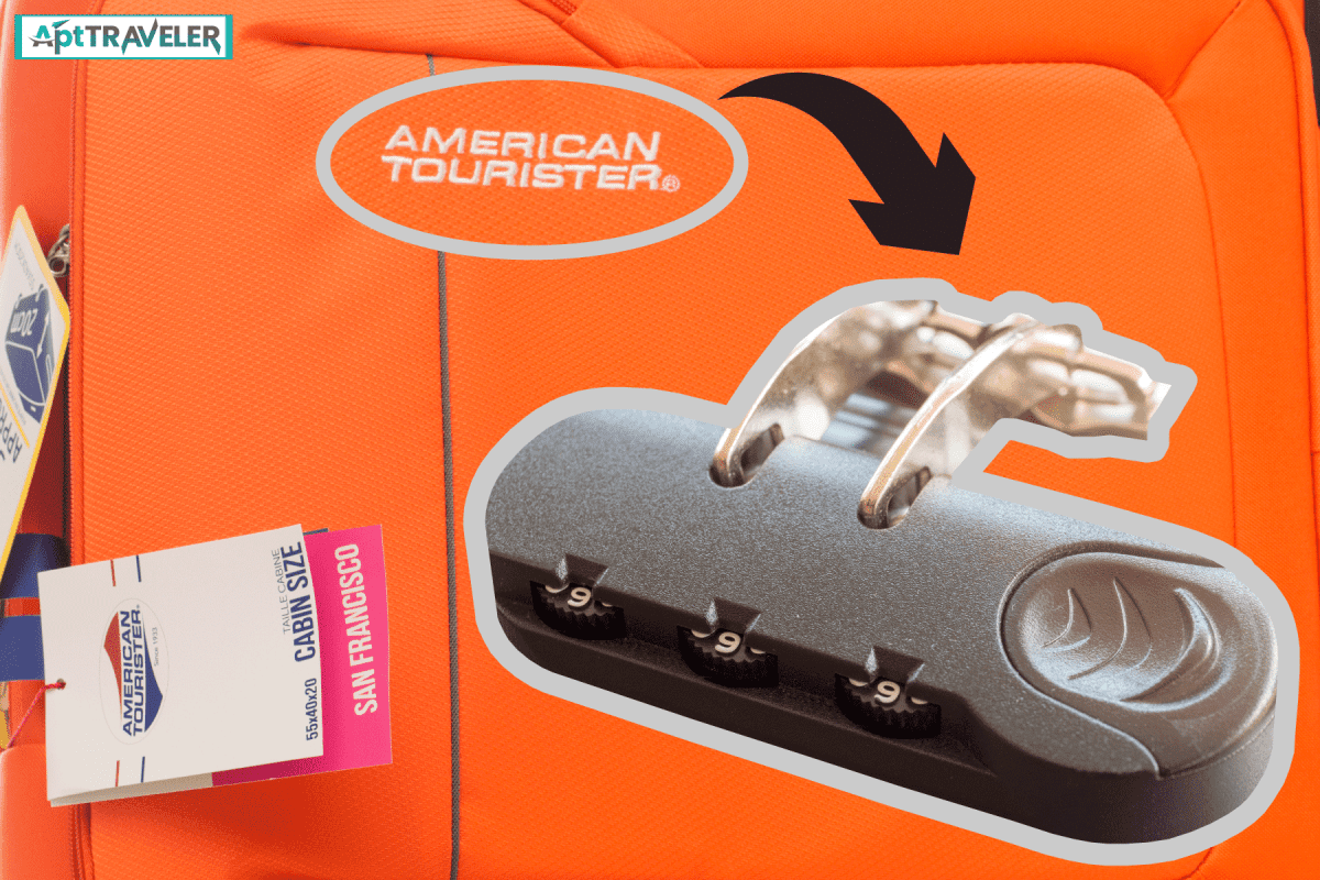 photo of an american tourister suitcase, orange colored suitcase, Does American Tourister Come With A Key?