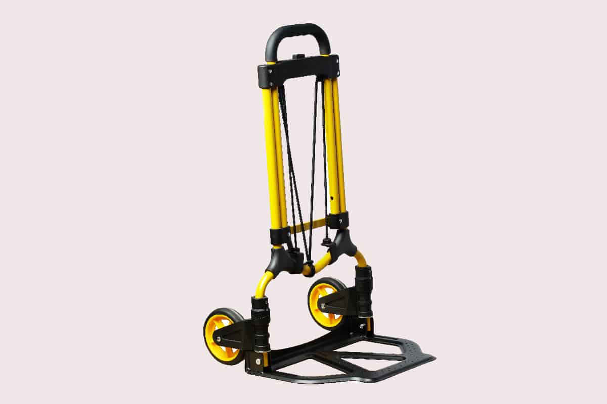 Portable foldable hand truck