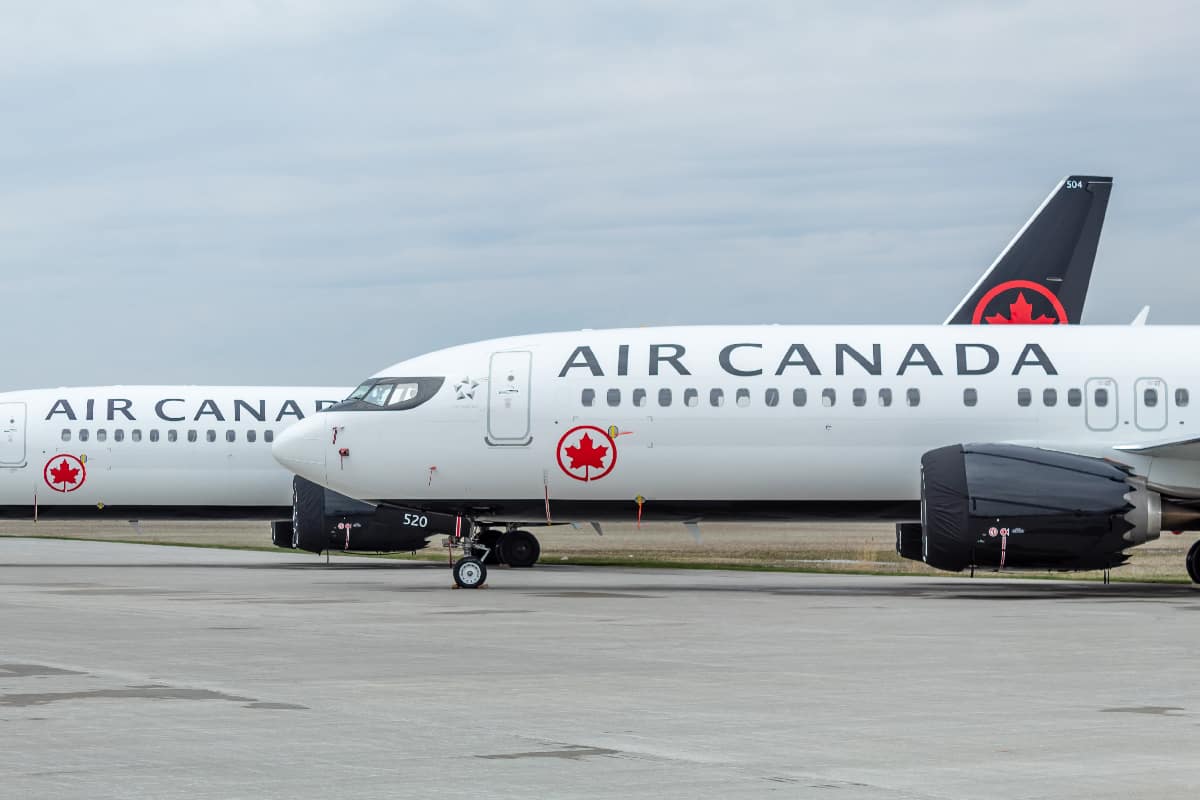 Air Canada Boeing 737 MAX aircraft