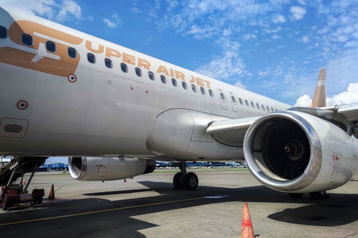 Super Air Jet is a new airline in Indonesia that serves domestic flights